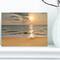 Designart - Dark Tropical Sand Beach at Sunset - Modern Seascape Canvas Artwork